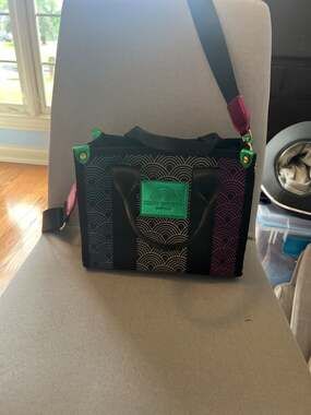 Kurt Geiger London Southbank Rainbow Geo Print Small Tote